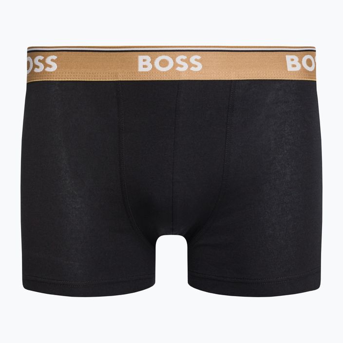 Hugo Boss Trunk Power boxeri pentru bărbați 3 perechi negru 50489612-982 4