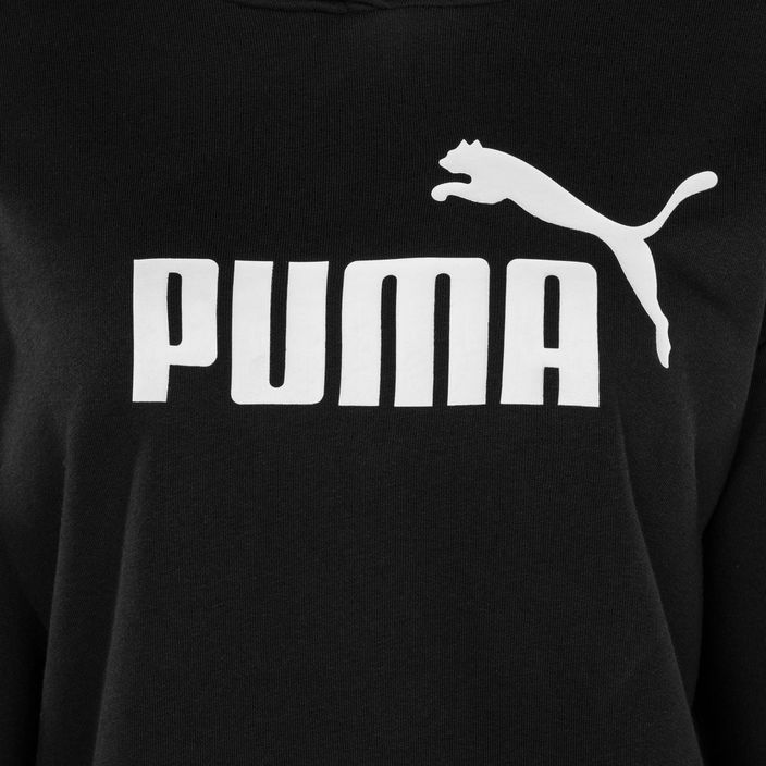 Bluză pentru femei PUMA ESS Cropped Logo Hoodie TR puma black 4