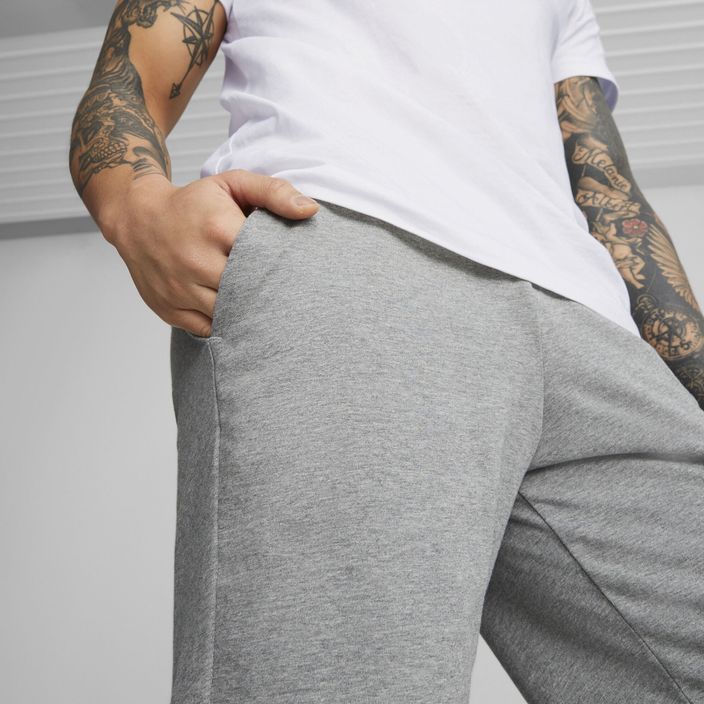 Pantaloni scurți pentru bărbați PUMA Ess Jersey medium gray heather 7