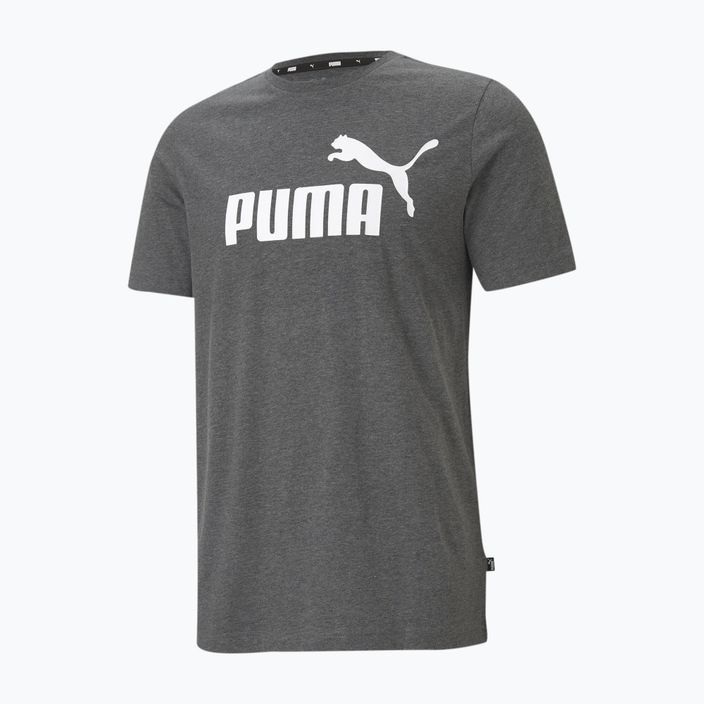 Tricou pentru bărbați PUMA Essentials Heather Tee puma black 4