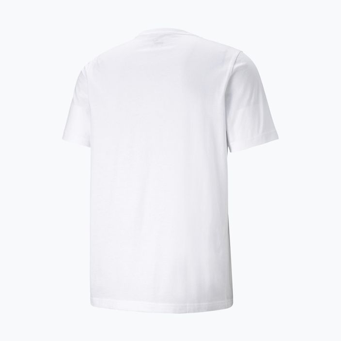 Tricou pentru bărbați PUMA Ess Logo Tee puma white 2