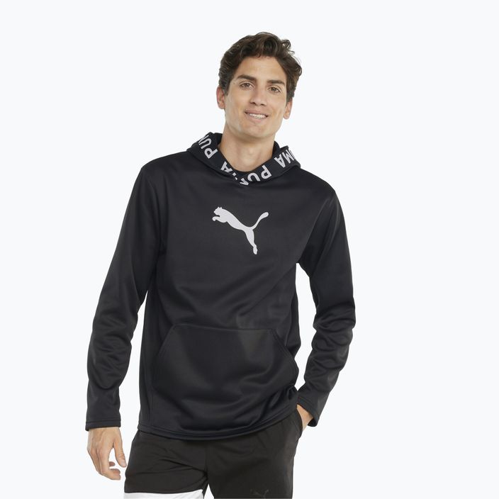 Bluză de antrenament pentru bărbați PUMA Train Power Fleece Hoodie puma black