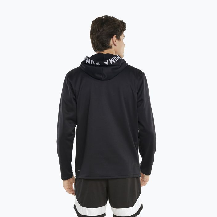 Bluză de antrenament pentru bărbați PUMA Train Power Fleece Hoodie puma black 3