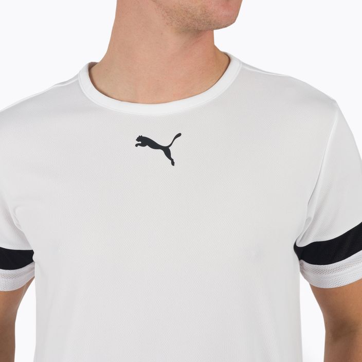 Tricou de fotbal pentru bărbați PUMA teamRISE Jersey alb 704932_04 4