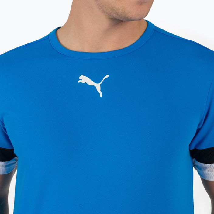 Tricou de fotbal pentru bărbați PUMA teamRISE Jersey albastru 704932_02 4