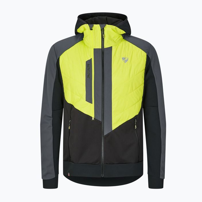 Jachetă de schi hibrid pentru bărbați ZIENER Nalik gri-galben 224278 5