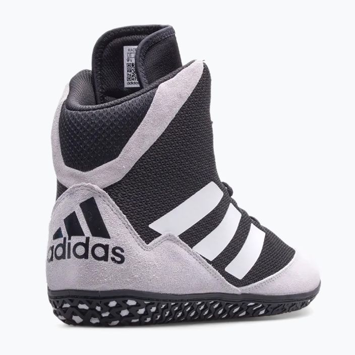 adidas Mat Wizard 5 pantofi de box negru și alb FZ5381 14