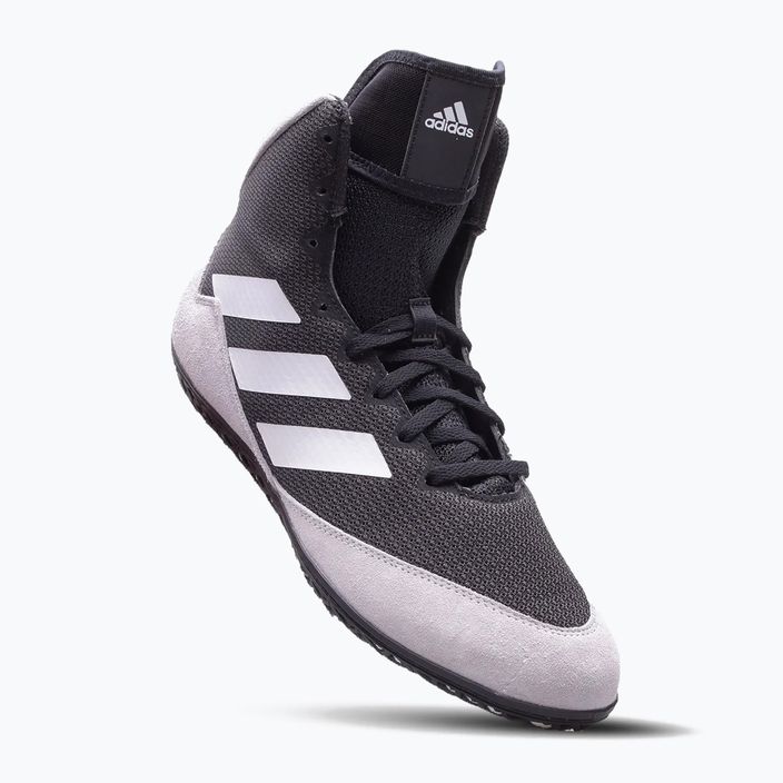 adidas Mat Wizard 5 pantofi de box negru și alb FZ5381 15