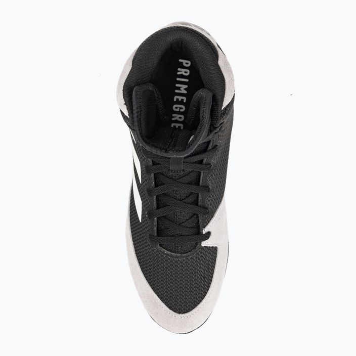adidas Mat Wizard 5 pantofi de box negru și alb FZ5381 6