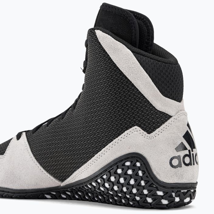 adidas Mat Wizard 5 pantofi de box negru și alb FZ5381 10