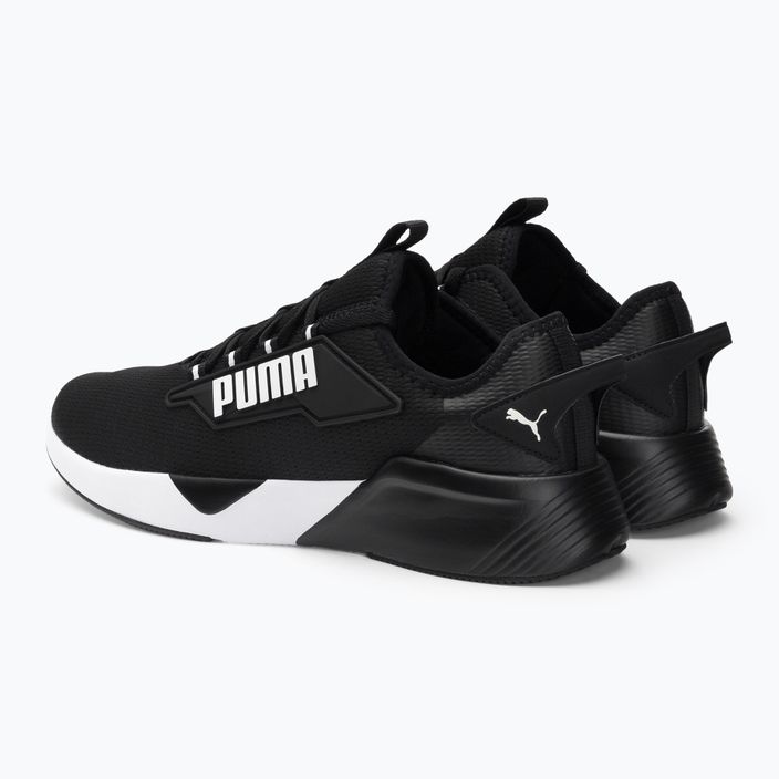 Pantofi de alergare pentru bărbați PUMA Retaliate 2 negru și alb 376676 01 3