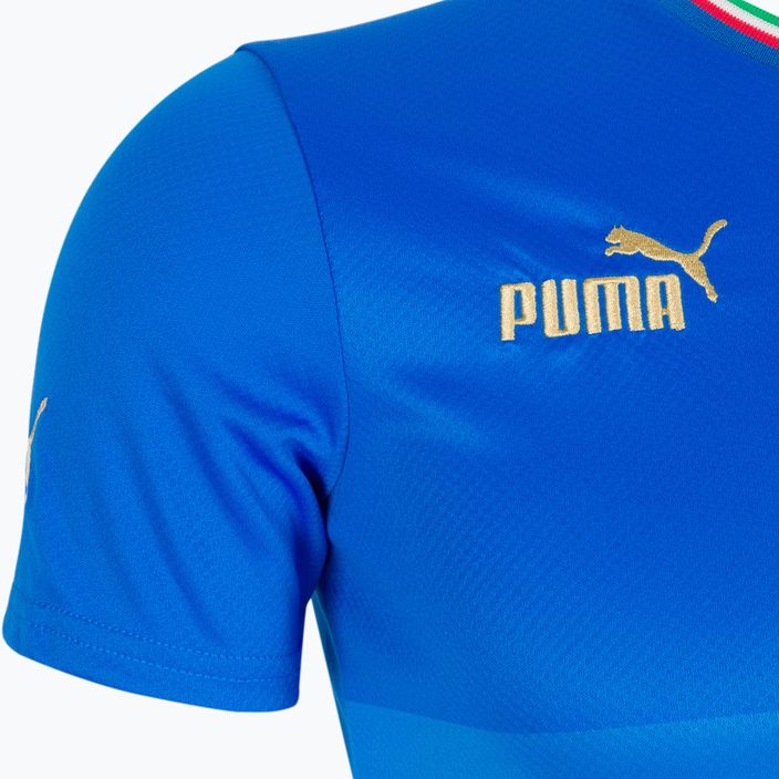 Puma pentru copii tricou de fotbal Figc Home Jersey Replica albastru 765645 3