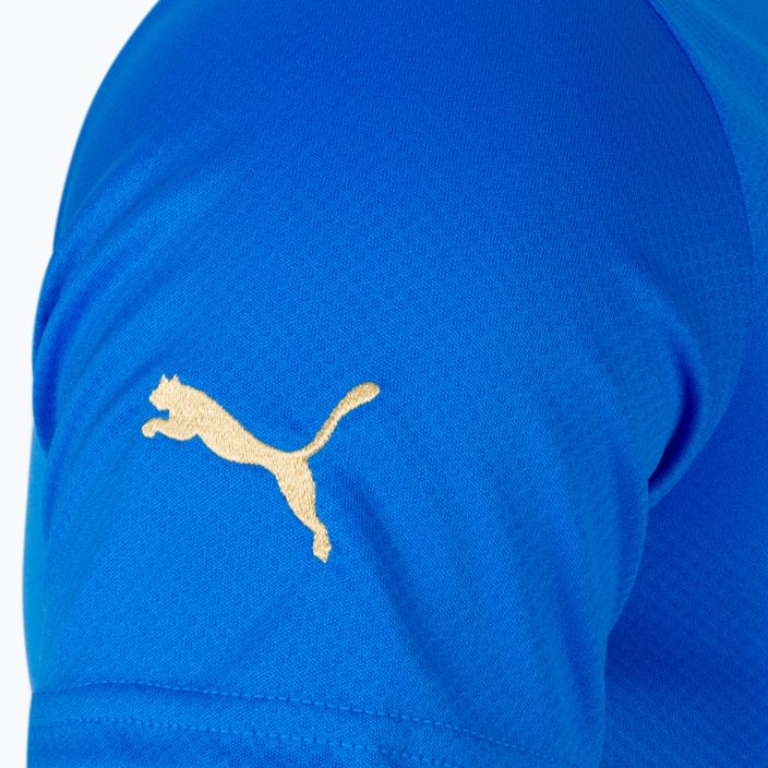Puma pentru copii tricou de fotbal Figc Home Jersey Replica albastru 765645 6