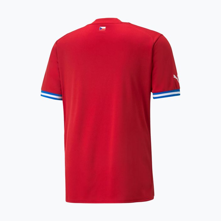 Tricou de fotbal pentru bărbați PUMA Facr Home Jersey Replica roșu 765865_01 9