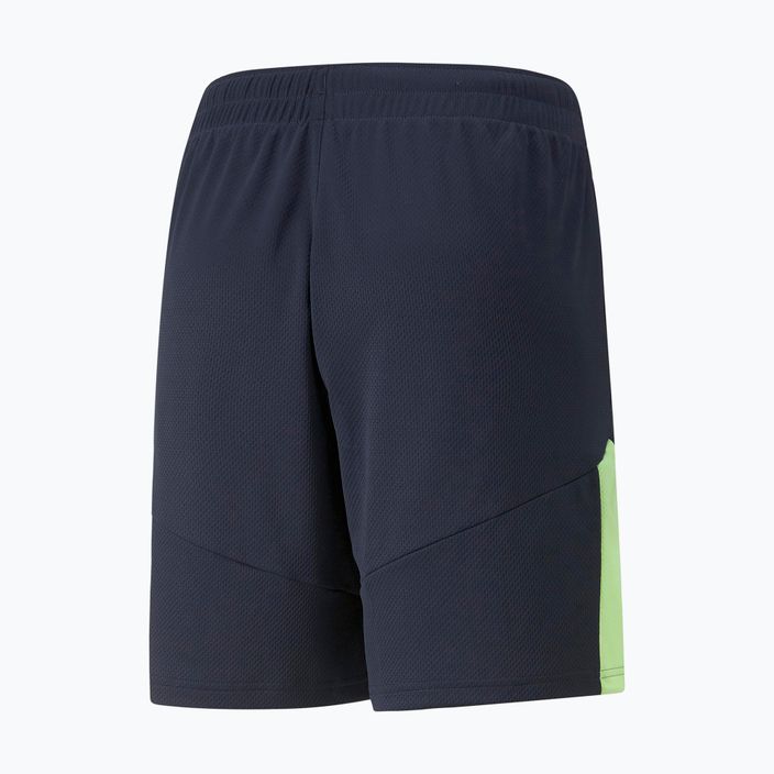 Pantaloni scurți de fotbal pentru bărbați PUMA Individual Final bleumarin 658042 47 2