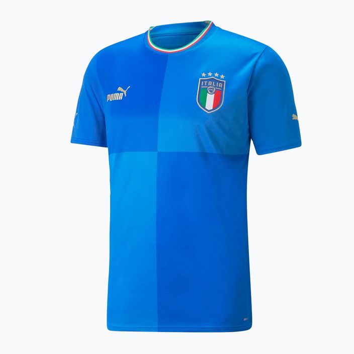 Tricou de fotbal pentru bărbați Puma Figc Home Jersey Replica albastru 765643 9