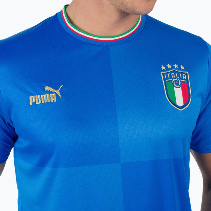 Tricou de fotbal pentru bărbați Puma Figc Home Jersey Replica albastru 765643 4