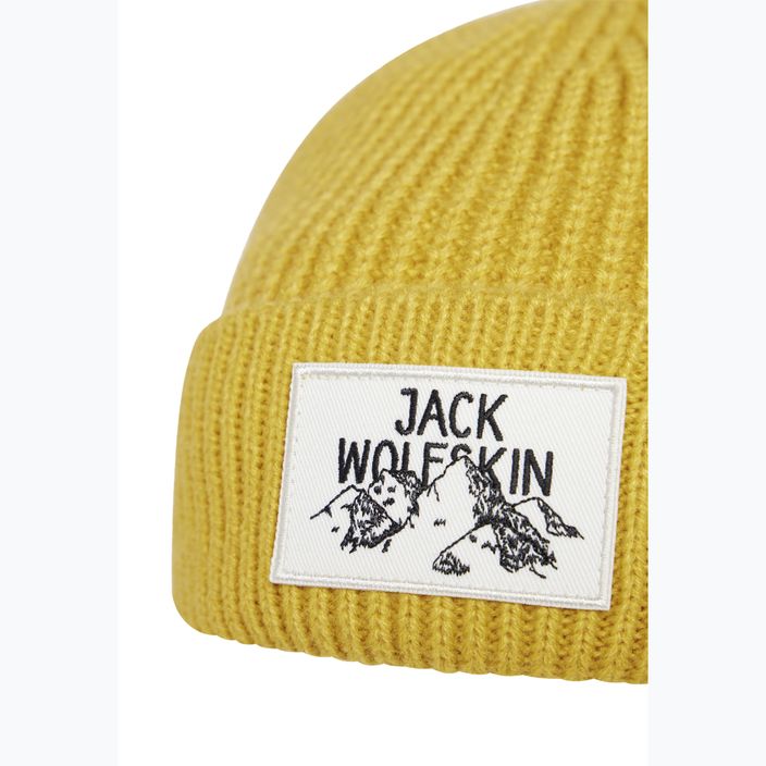 Căciulă de iarnă Jack Wolfskin Badge mustard 2