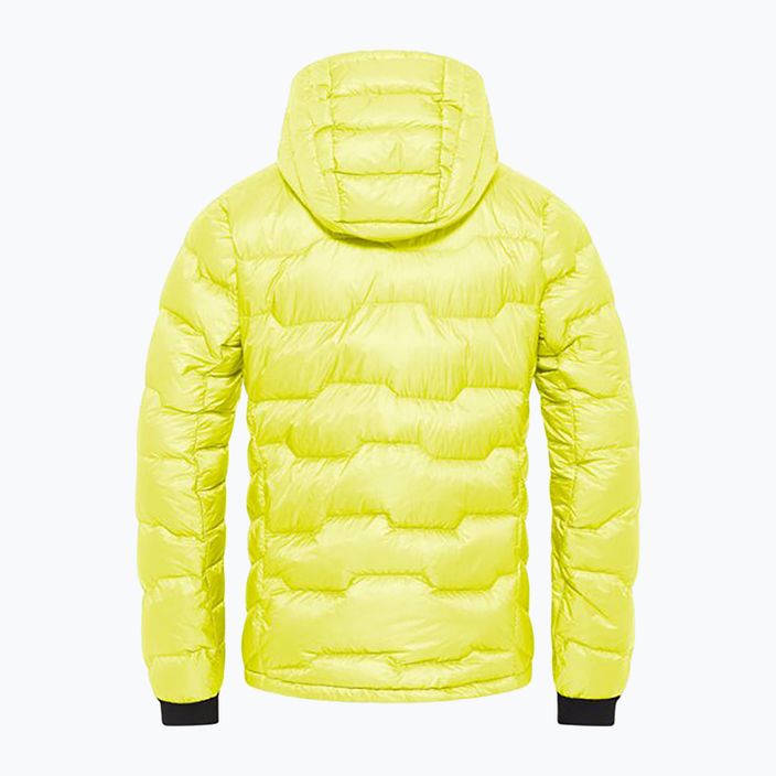 Geacă de puf pentru bărbați Jack Wolfskin Alpspitze Down Hoody firefly 9