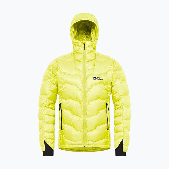 Geacă de puf pentru bărbați Jack Wolfskin Alpspitze Down Hoody firefly 10