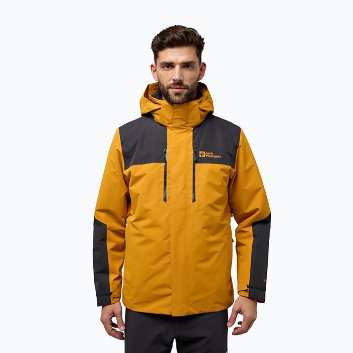 Jachetă 3w1 pentru bărbați  Jack Wolfskin Jasper 3In1 safflower