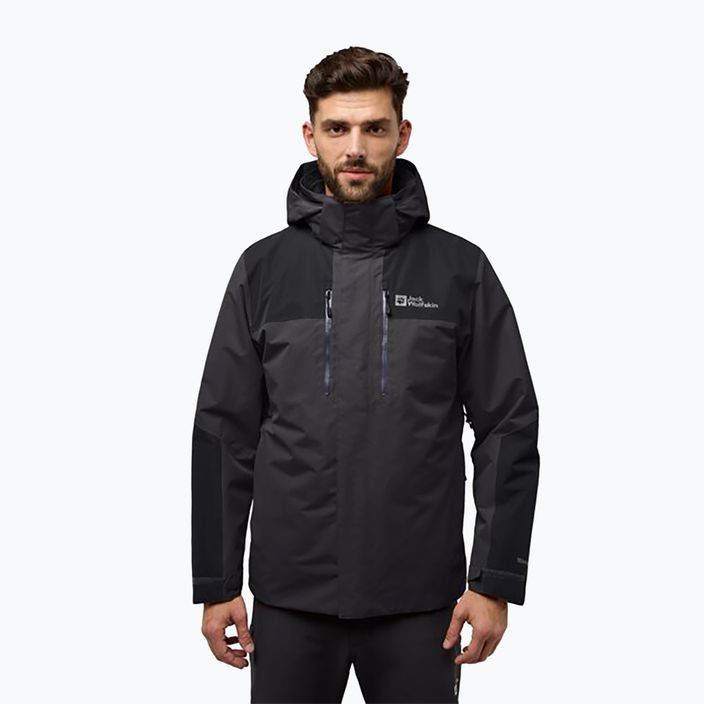 Jachetă 3w1 pentru bărbați  Jack Wolfskin Jasper 3In1 phantom