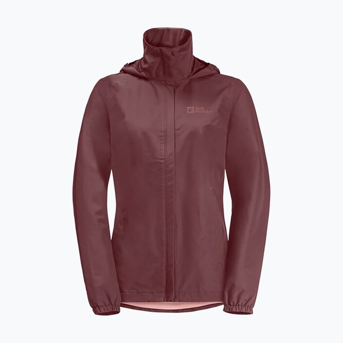 Jachetă de ploaie pentru femei  Jack Wolfskin Stormy Point 2L red ochre