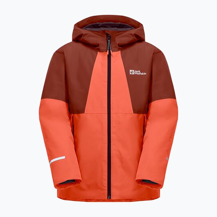 Geacă cu puf pentru copii Jack Wolfskin Actamic 2L Ins coral orange 4