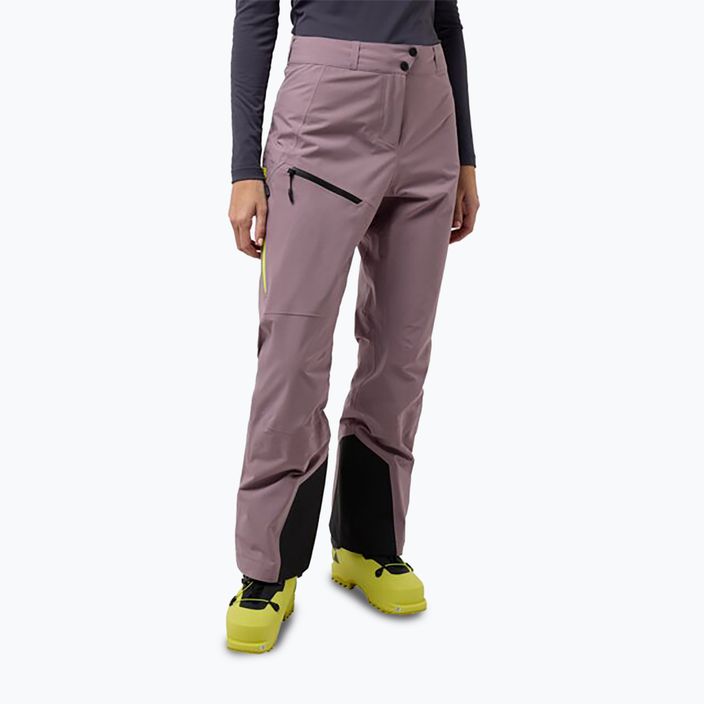 Pantaloni de schi pentru femei Jack Wolfskin Alpspitze Tour 3L wild blossom