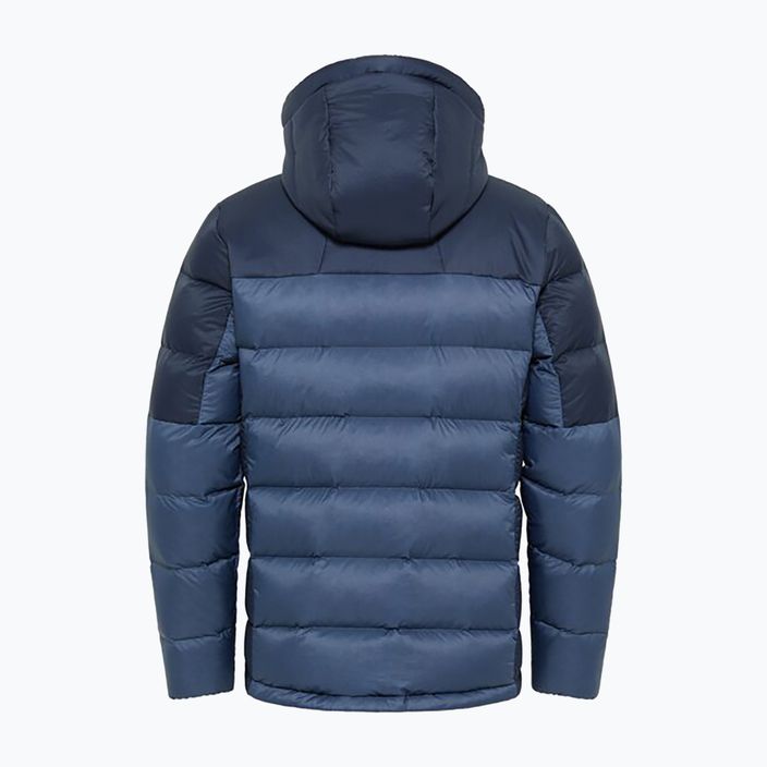 Geacă cu puf pentru bărbați Jack Wolfskin Nebelhorn Down Hoody nature blue 9