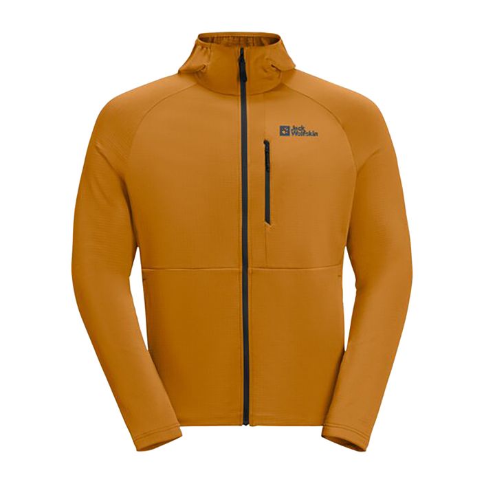 Hanorac pentru bărbați Jack Wolfskin Kolbenberg Hooded Fz safflower 2