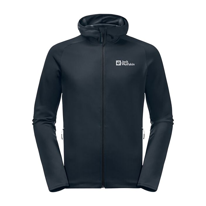 Hanorac pentru bărbați Jack Wolfskin Baiselberg Hooded Fz 2