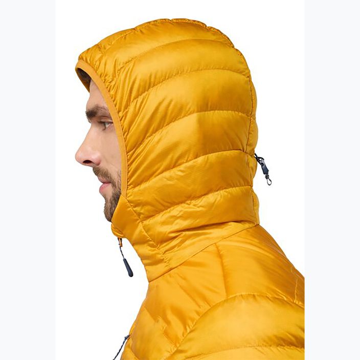 Geacă cu puf pentru bărbați Jack Wolfskin Passamani Down Hoody safflower 3