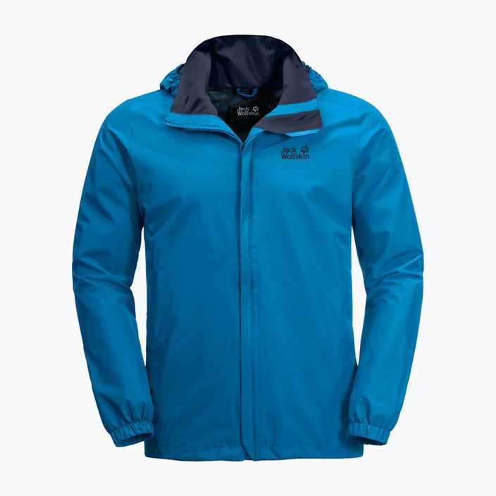 Jack Wolfskin jachetă de ploaie pentru bărbați Stormy Point albastru 1111141_1361_002 5
