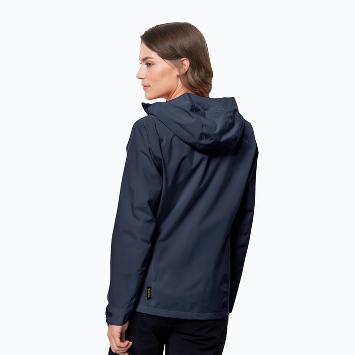 Jack Wolfskin jachetă de ploaie pentru femei Pack & Go Shell albastru marin 1111514 2