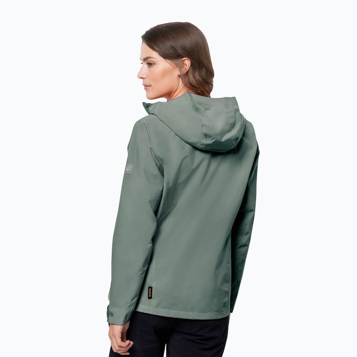 Jack Wolfskin jachetă hardshell pentru femei Pack & Go Shell verde 1111514_4311 2