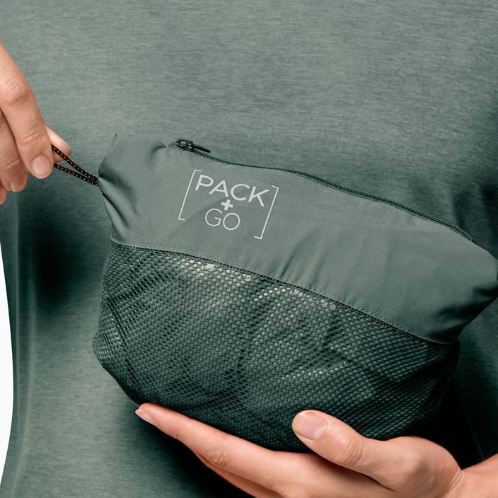 Jack Wolfskin jachetă hardshell pentru femei Pack & Go Shell verde 1111514_4311 6
