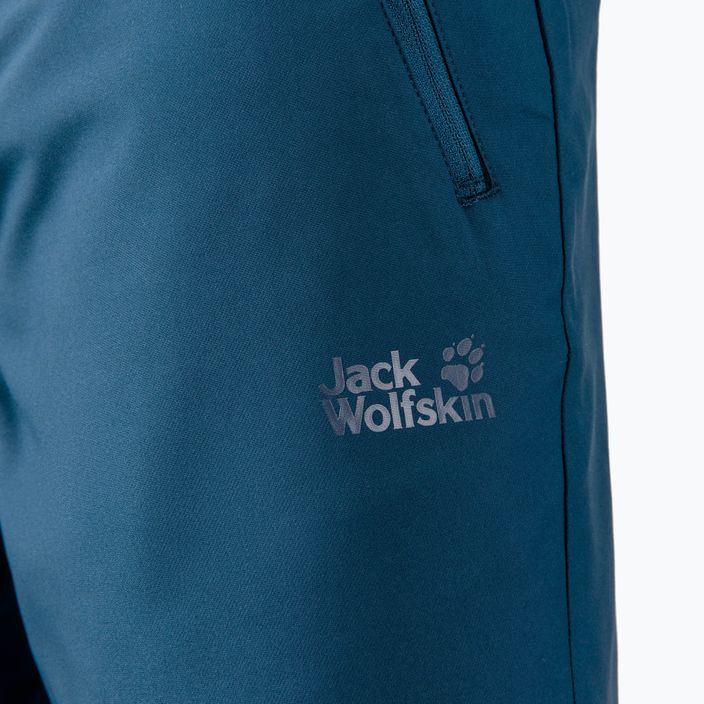 Pantaloni scurți de drumeție Jack Wolfskin Active Track pentru bărbați, albastru marin 1503791_1383_046 4