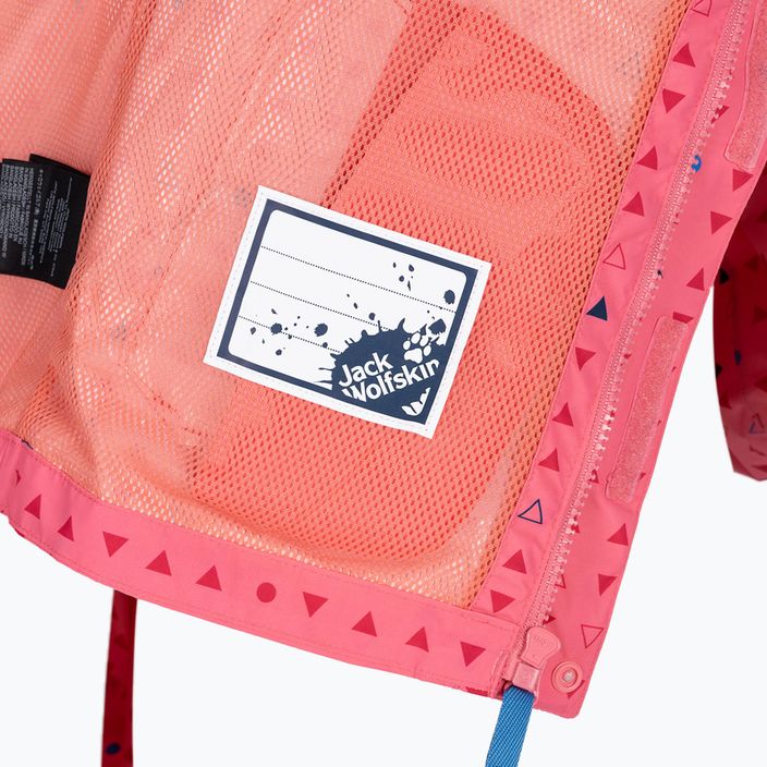 Jack Wolfskin jachetă de ploaie pentru copii Tucan Dotted roz 1608891_7669 4