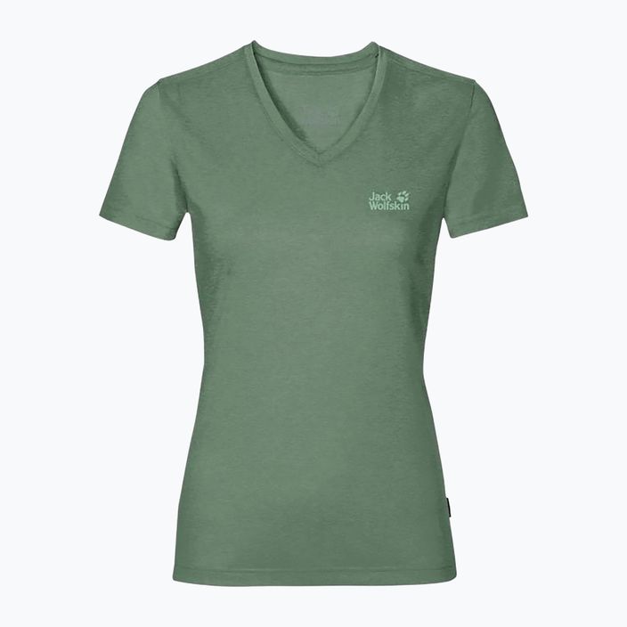 Jack Wolfskin tricou de drumeție pentru femei Crosstrail T verde 1801692_4311 7