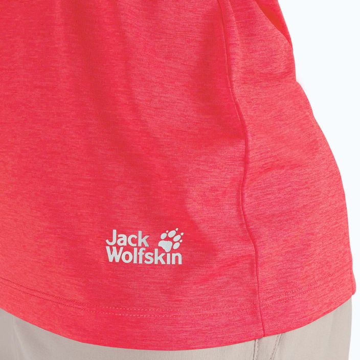 Jack Wolfskin Pack & Go Tank top de drumeție pentru femei roșu 1807282_2058 5