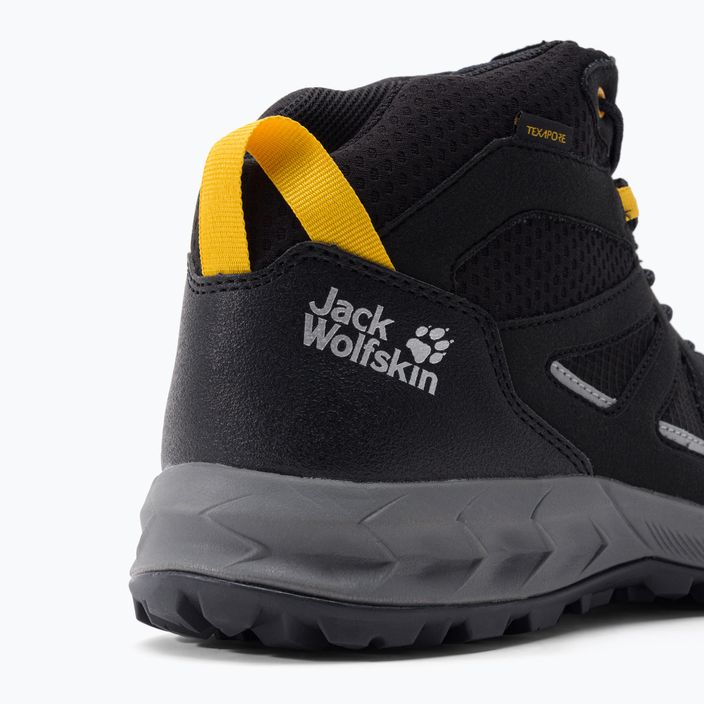Jack Wolfskin cizme de trekking pentru bărbați Woodland 2 Texapore Mid negru 4051261_6055 7