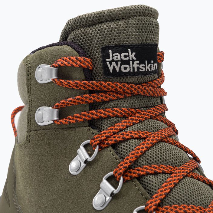 Jack Wolfskin bărbați Terraventure Urban Mid cizme de trekking verde 4053561 9