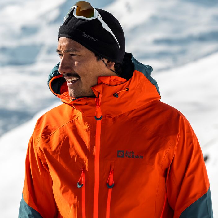 Jack Wolfskin jachetă de schi pentru bărbați Alpspitze 3L portocaliu 1115181 11
