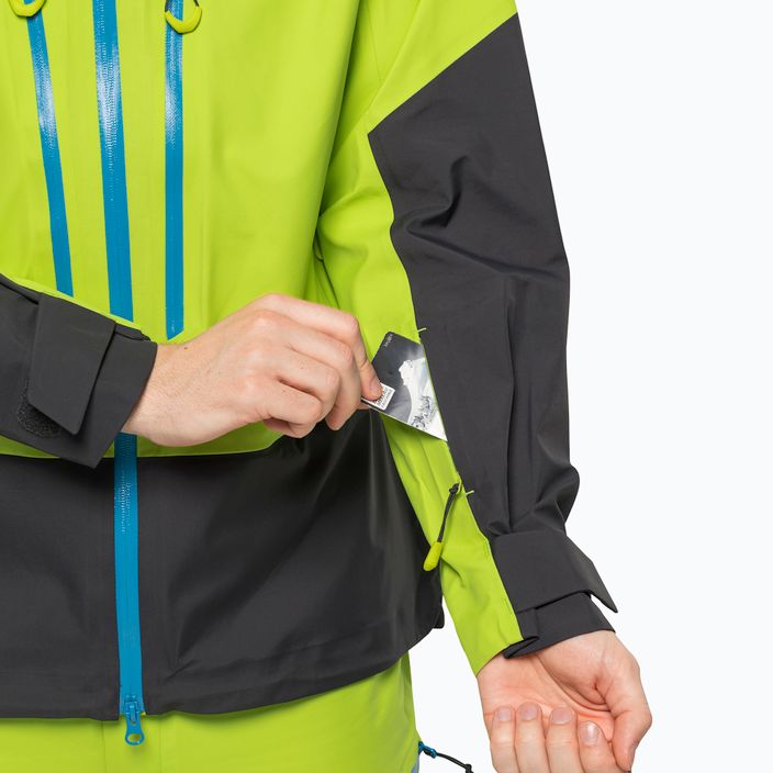 Jack Wolfskin jachetă de schi Alpspitze 3L pentru bărbați verde 1115181 5