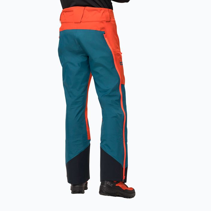 Jack Wolfskin pantaloni de parașutism Alpspitze 3L pentru bărbați portocaliu 1115191 2