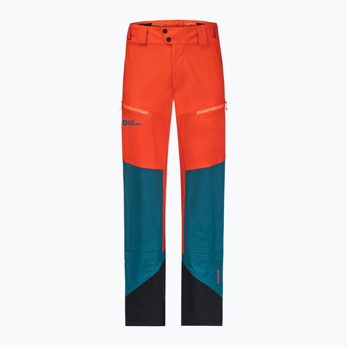 Jack Wolfskin pantaloni de parașutism Alpspitze 3L pentru bărbați portocaliu 1115191 7