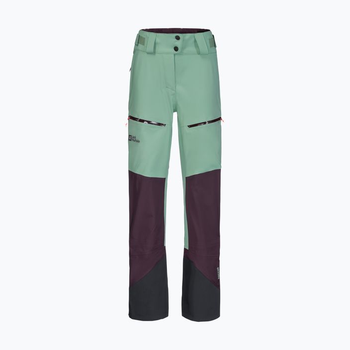 Jack Wolfskin pantaloni de schi Alpspitze 3L pentru femei verde 1115211 8