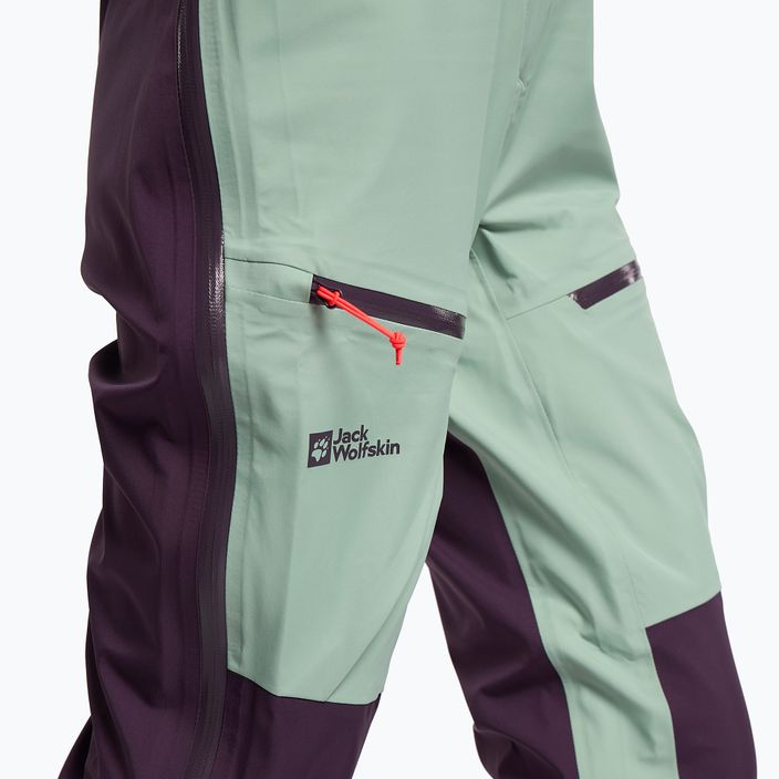 Jack Wolfskin pantaloni de schi Alpspitze 3L pentru femei verde 1115211 6