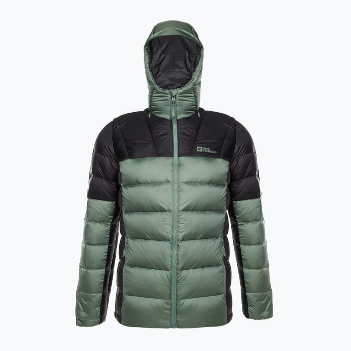Jack Wolfskin jachetă de bărbați Nebelhorn Down Hoody verde 1207141_4311